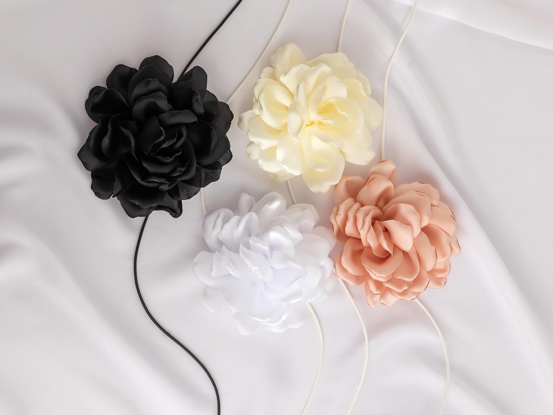 Amazon.com: YURAOER Flower Choker Necklace for Women - Adjustable