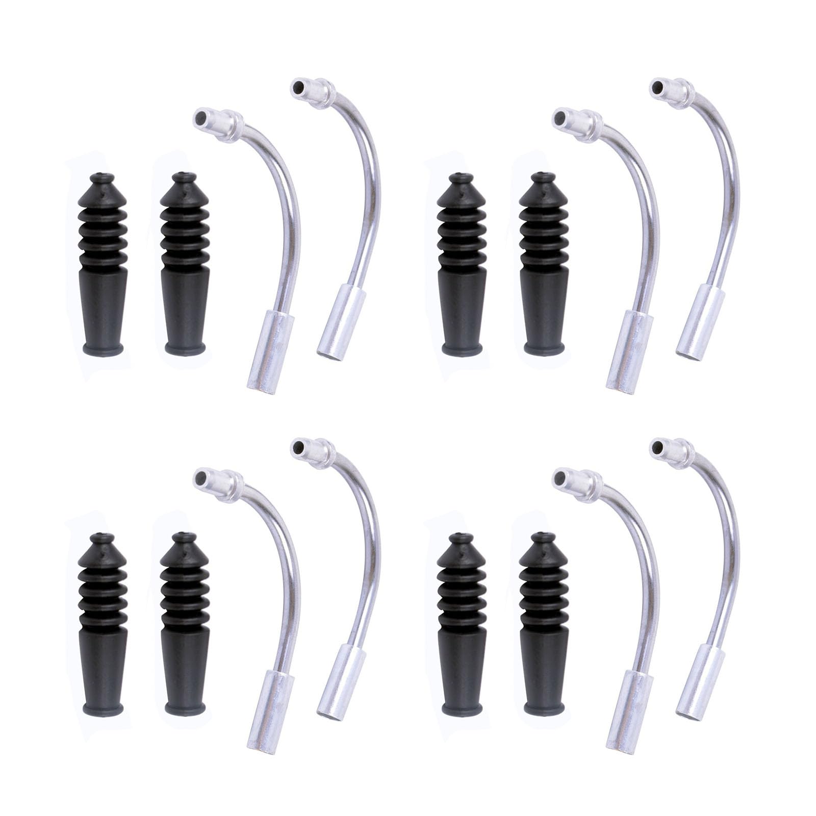 4Pcs Bicycle Cable Guide Pipe V Brake Noodle Cable Guide