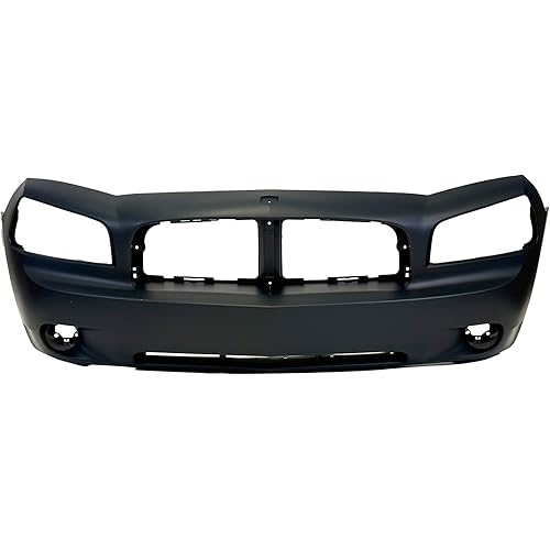 FitParts Compatible With Front Bumper Cover 2006-2010 Dodge Charger SE SXT Sedan 06-10. New, Primed and Ready for Paint. With Fog Light Holes. CH1000461 4806179AE 2007 2008 2009