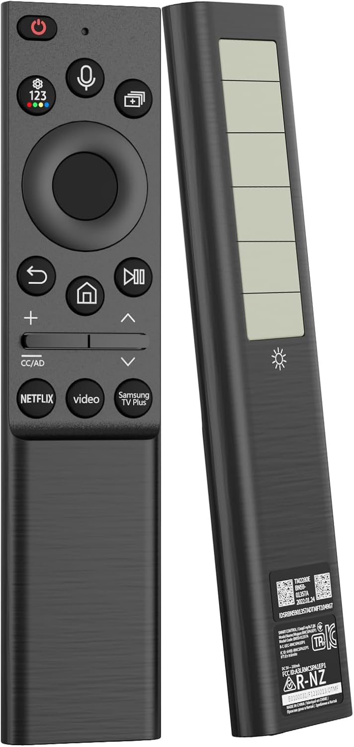 BN59-01357A BN59-01357F BN59-01357P Solar Voice Remote Replacement for Samsung Frame Smart TV Remote
