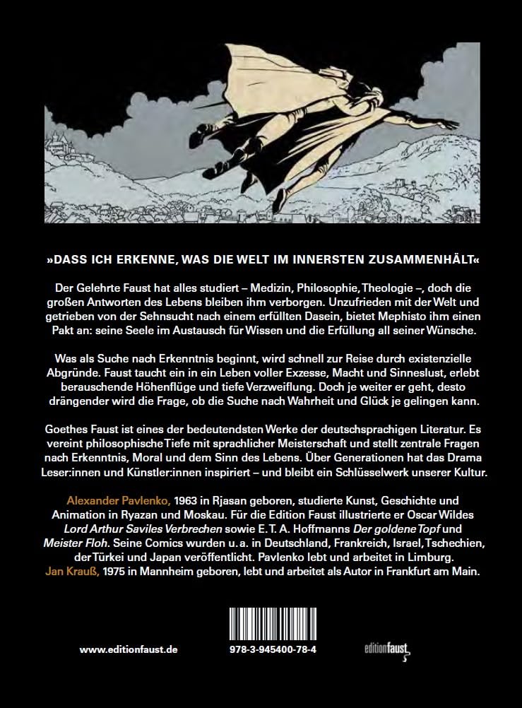 Faust: Eine Graphic Novel nach Goethes "Faust I", adaptiert von Jan Krauß, gezeichnet von Alexander Pavlenko