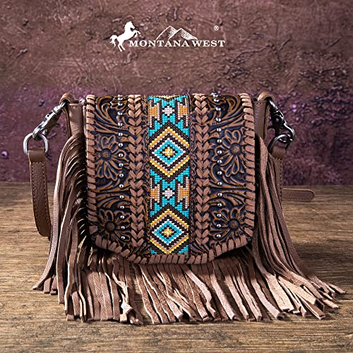 Image of Montana West Fringe Purse Western Purses for Women Crossbody Bag