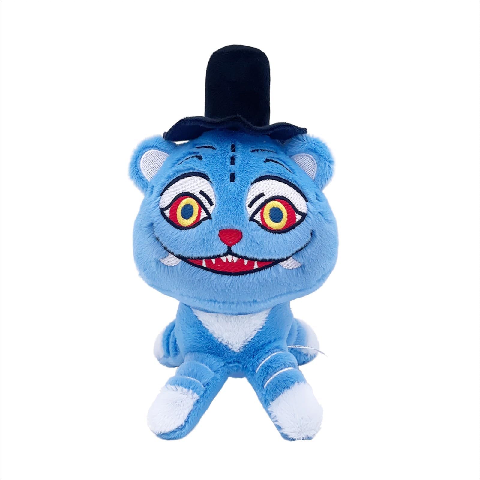 Kpop Demon Hunters Plush, 2025 Tiger Toy Cute Plushie Collectible Stuffed Animal For Boys Girls Adults Kpop Fans Halloween Birthday Gifts And Desktop Decor For Kids Toys And Plush Collectors (Blue)