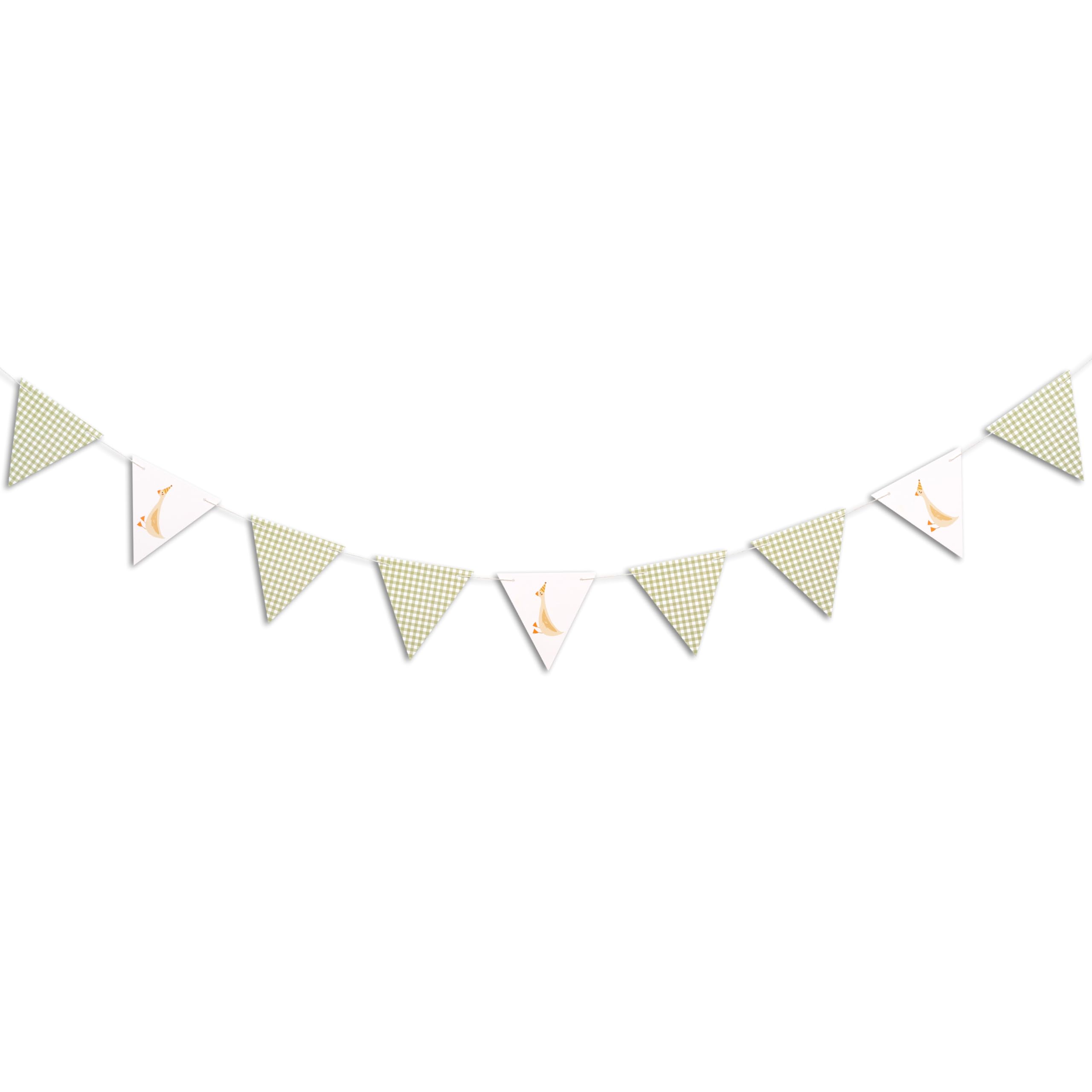 GIOGUK Silly Goose Birthday Party Banner - Baby Shower/Gender Reveal Party Decorations Supplies Banner, Silly Goose Animal Theme Party Celebrations