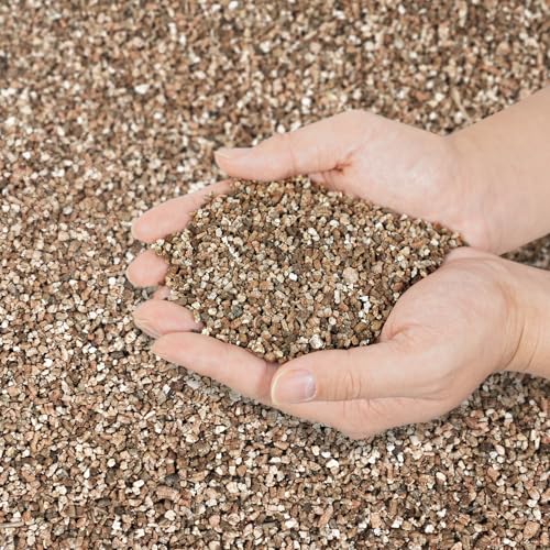 Image of Pulovin 10QT Vermiculite for Gardening, Horticultural Organic Vermiculite for Plants, Houseplants, Mushrooms, to Maintain Soil Moisture and Plant Growth