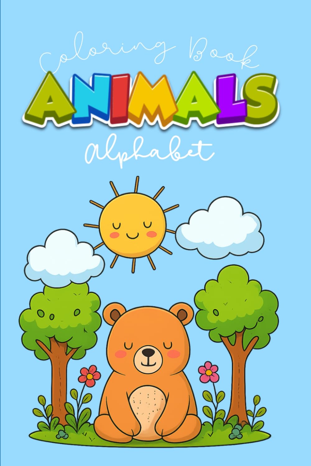Animals Alphabet Coloring Book: Fun and Educational ABC Coloring Book for Kids Ages 3–6