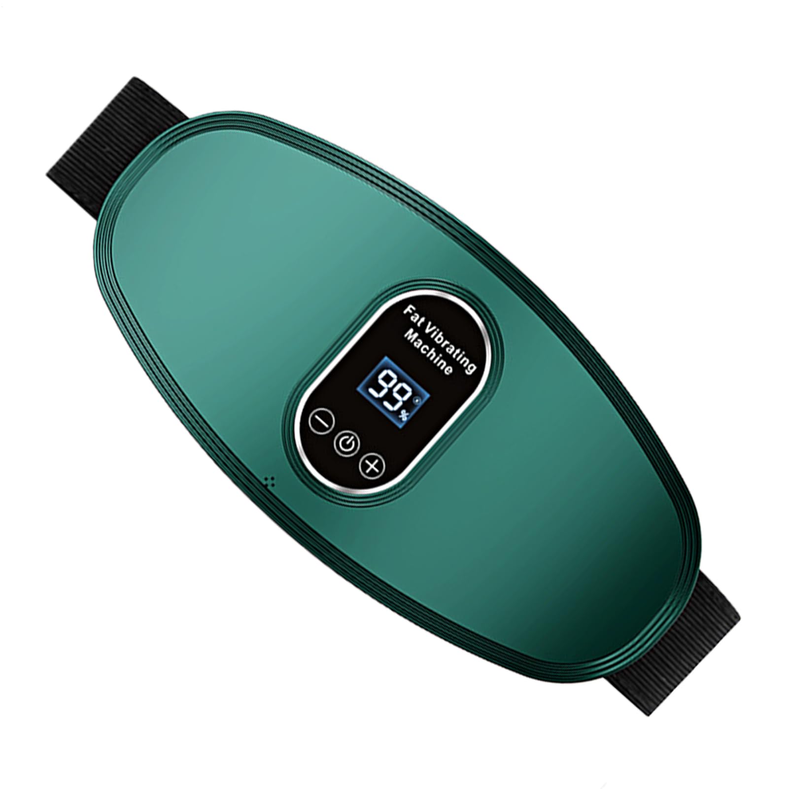 Ceinture De Massage Fitness – Appareil Vibrant Pour Abdominaux Avec 6 Niveaux D’Intensité | Ceinture Minceur Sans Fil Pour Ventre, Taille & Jambes | Écran LCD Pour Entraînement À Domicile & Relaxation