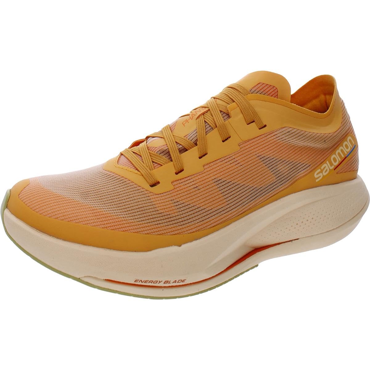 Salomon Phantasm Womens Shoes Size 9, Color: Blazing Orange/Almond Cream-Orange