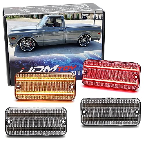 Kit LED lateral doble fila ámbar/rojo para vehículos C10-C25 1968-1972 miniatura 1