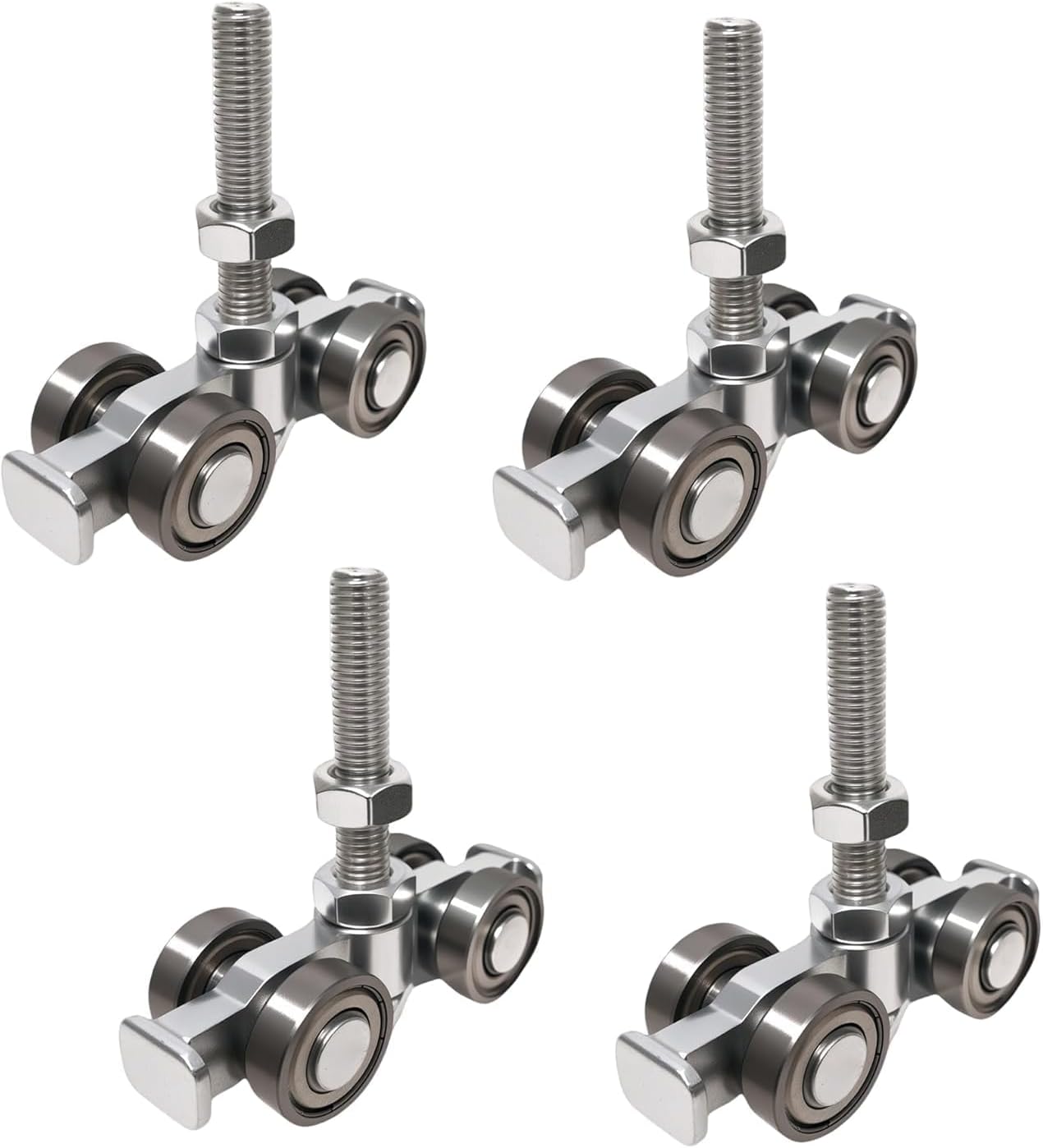 Amazon.com: BiJun 4 Wheel Rolley Assembly,Strut Channel Trolley Rollers ...