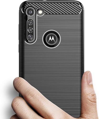 Miniatura 4 de Funda de teléfono para Moto G8 Power con protector de pantalla de vidrio templado y accesorios para celda, funda delgada y suave de silicona TPU
