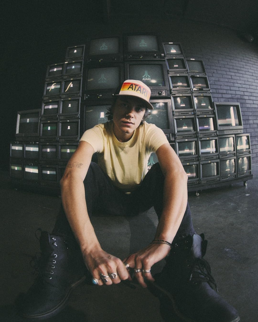 AMERICAN NEEDLE Atari Retro Video Game Adjustable Baseball Hat