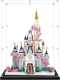Acrylic Display Cabinet Compatible with Lego 71040 Disney Castle Cherry Blossom Castle, Lego 71040 Dustproof Display Cabinet -54X54x80 Cm (Excluding Building Kit) 54x54x80cm