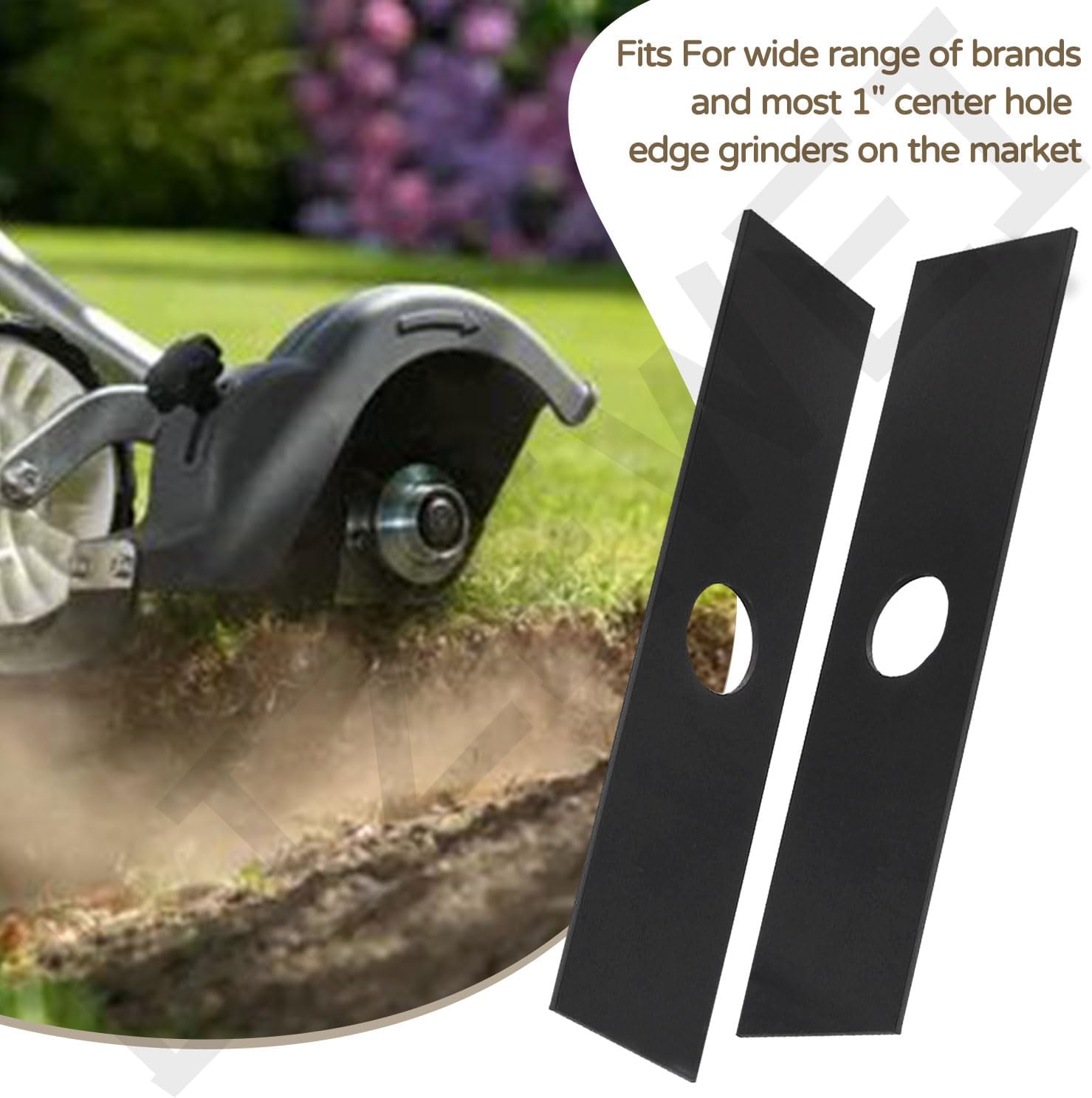 10 Pack 8“ x 2" Universal Edger Blades (1” Center Hole) for Ryobi Craftsman Echo Stihl Maruyama 613223, 85719 79240, 720-237-001, 4133-713-4101, 216062, 237001 - Universal Suitable for Most Edgers