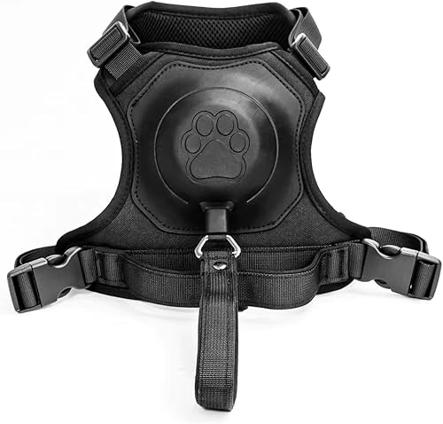 Poochbark - Arnés 3 en 1 para perro, con correa integrada, cómodo arnés para caminar para perros con correa extensible, arnés resistente para perros