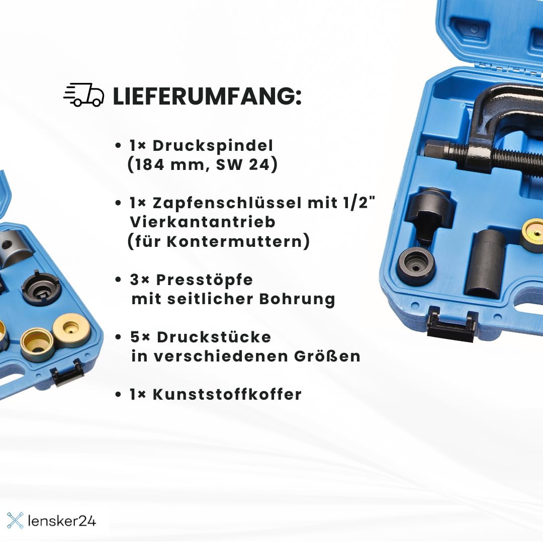 Traggelenk Abzieher Werkzeug Kugelgelenk Ausdrücker KFZ geeignet für Mercedes W211, W220, R230, W163, W164