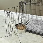 MidWest Homes for Pets Snap'y Fit Stainless Steel Food or Water Bowl, Holds 2 Quarts, Mounts to Wire Crates, No-Tip Design, Rust-Resistant, for Large Dogs and Cats - Image 4