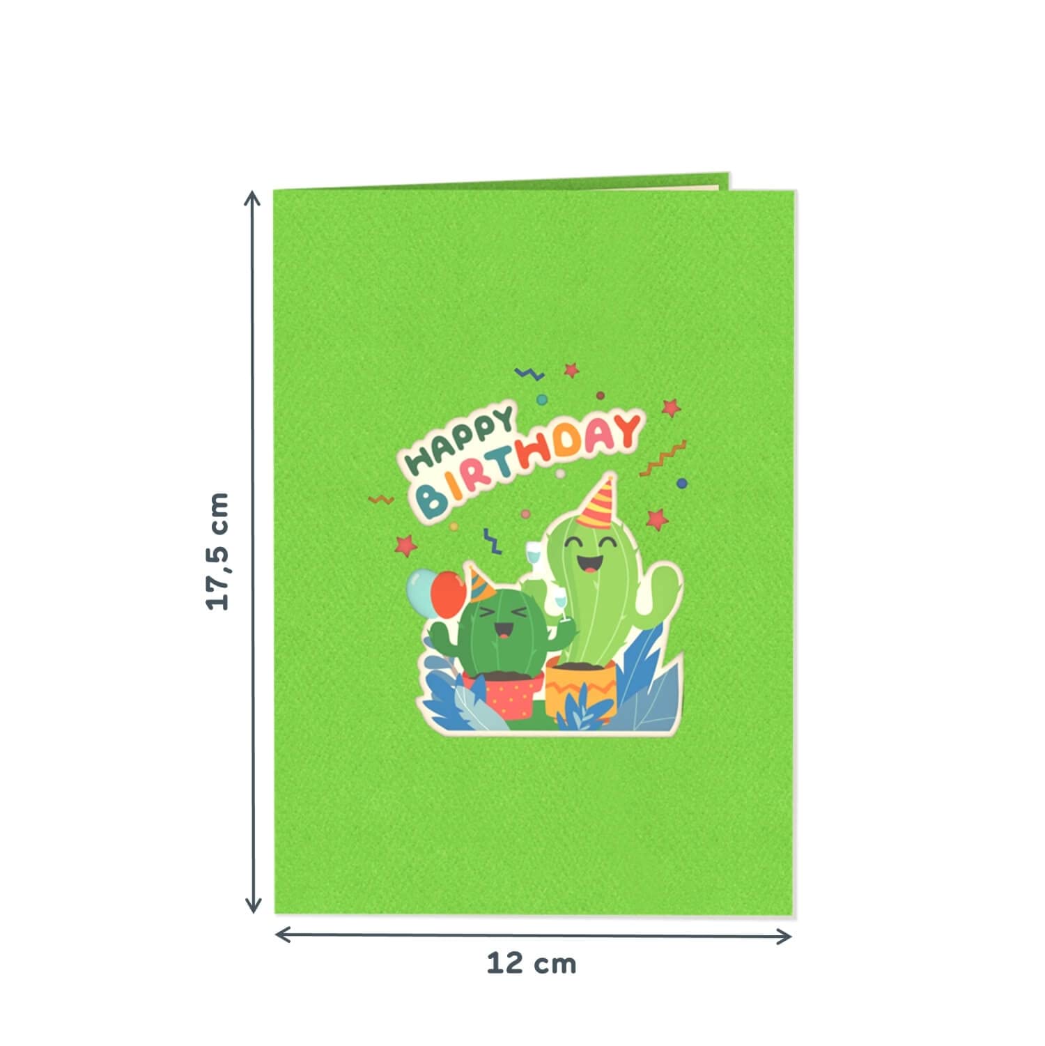 Dirty Pop Cards – Witzige 3D-Pop-Up-Geburtstagskarte Mit Kaktus-Motiv Für Bruder, Freund Oder BFF (inkl. Notizpapier & Umschlag)