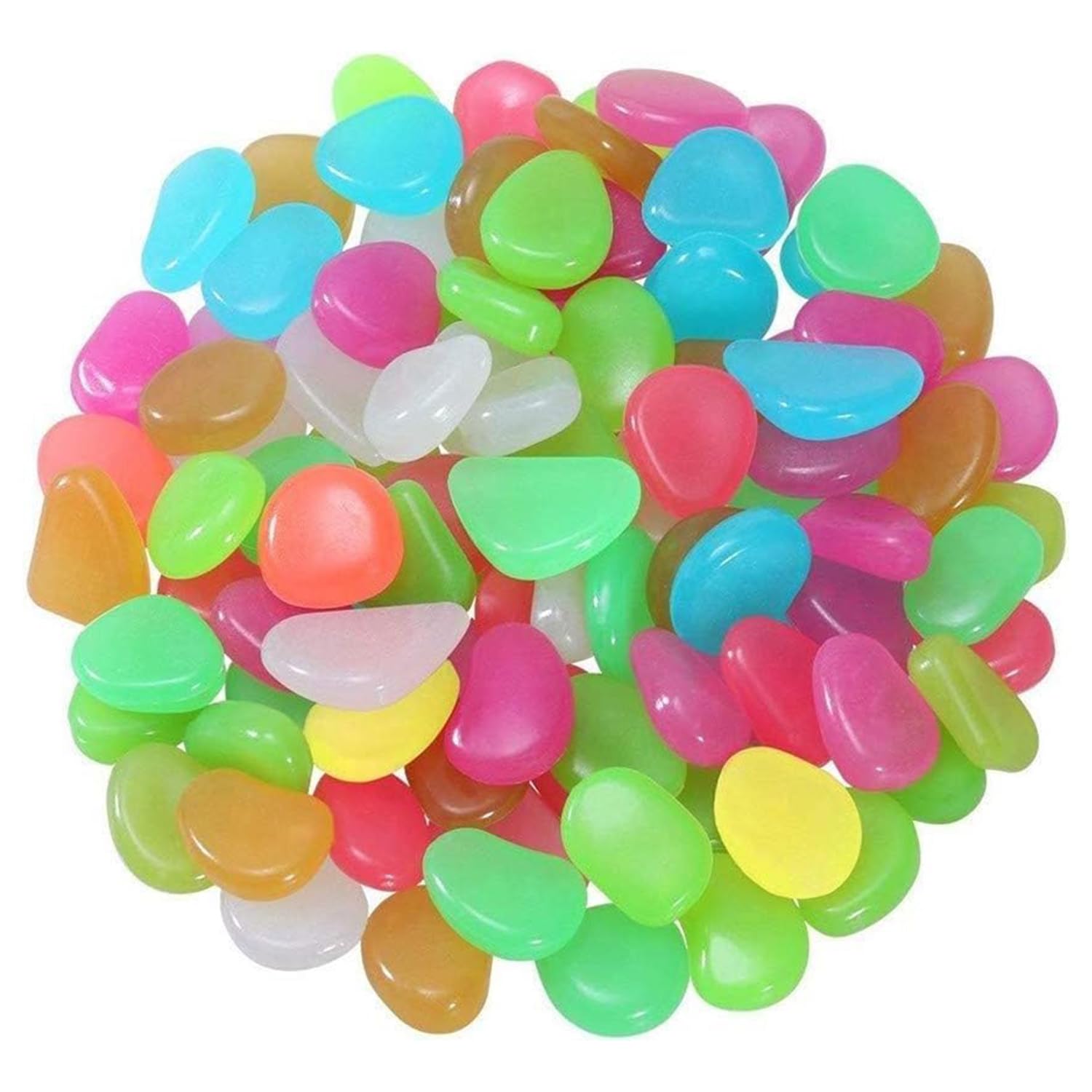Cature Care by Nature100g Glow in The Dark Rocks Aquarium Decoration Rocks for Fish Tanks Unusual Pebbles Ideal for Patio, Garden, Pond, Bonsai, Pathway, Driveway, and Swimming Pool-image-14