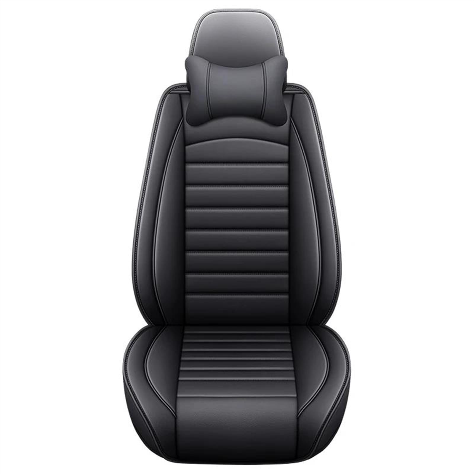 Funda De Cuero para Asiento De Coche Accesorios para Chrysler Todos Los Medels para 300c 300 300m para Aspen para Cirrus para Daytona 5 Asientos Fundas Asientos(Negro)