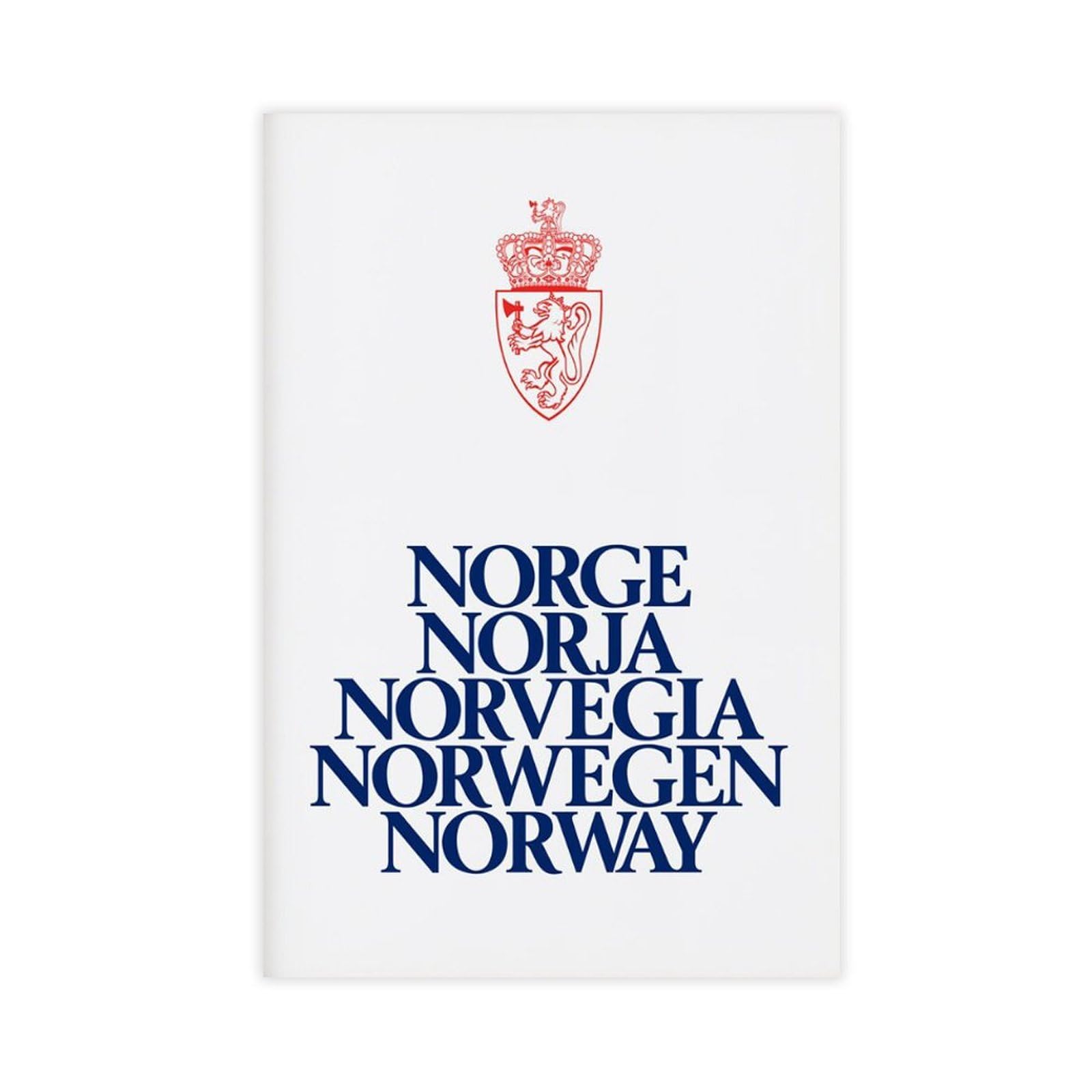 GJtyRFH NORWAY COAT of ARMS Mid Century Danish Modern Nordic Scandinavian Typography Canvas Wall Art Posters And Prints Room Aesthetic Bedroom Office Decor 20" L X 30" W