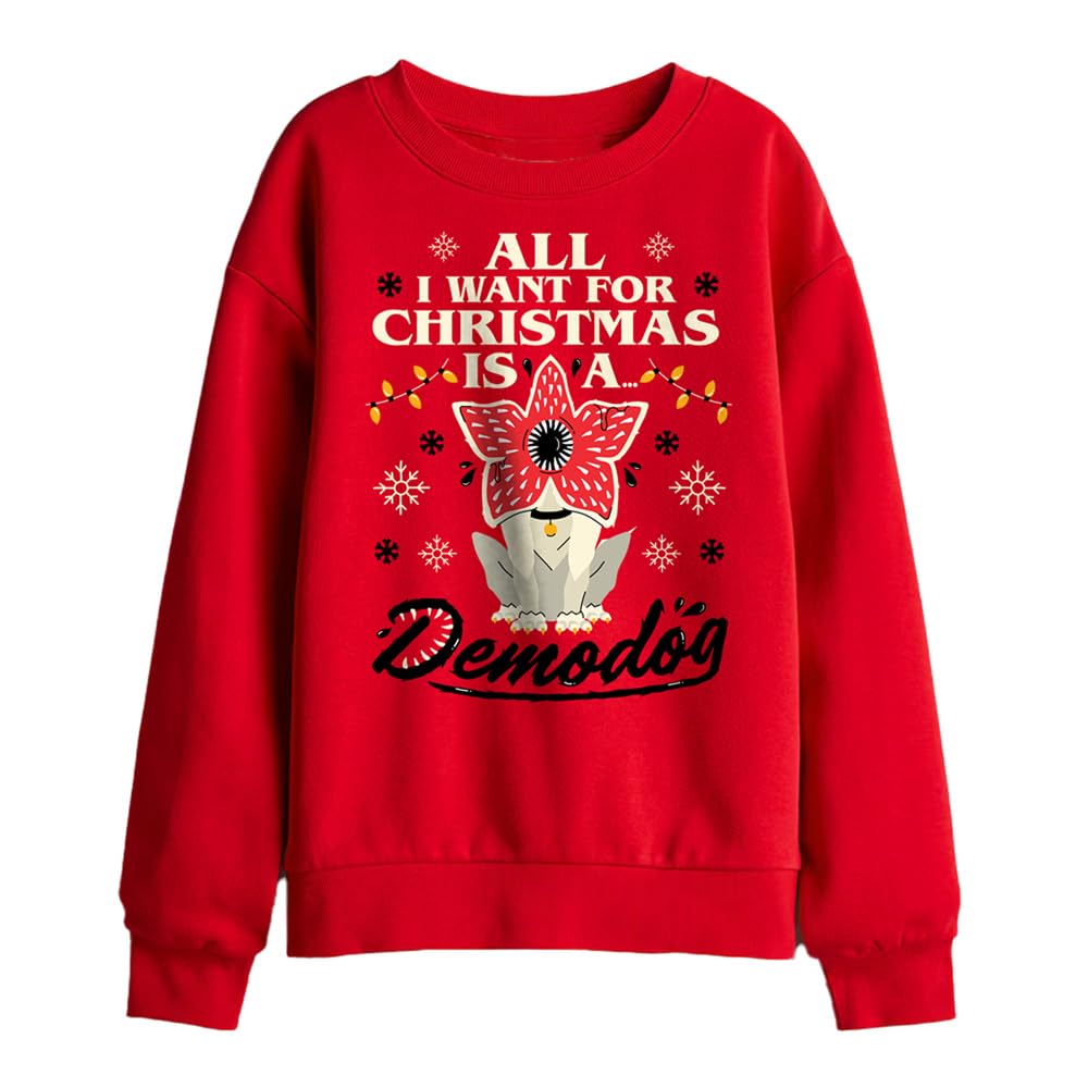 Netflix - Kids Sweatshirt - Stranger Things - Red - 9-11 Years