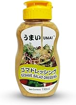 UMAI Roasted Sesame Salad Dressing 190 ml | Ready to eat | Gourmet Salad Dressing