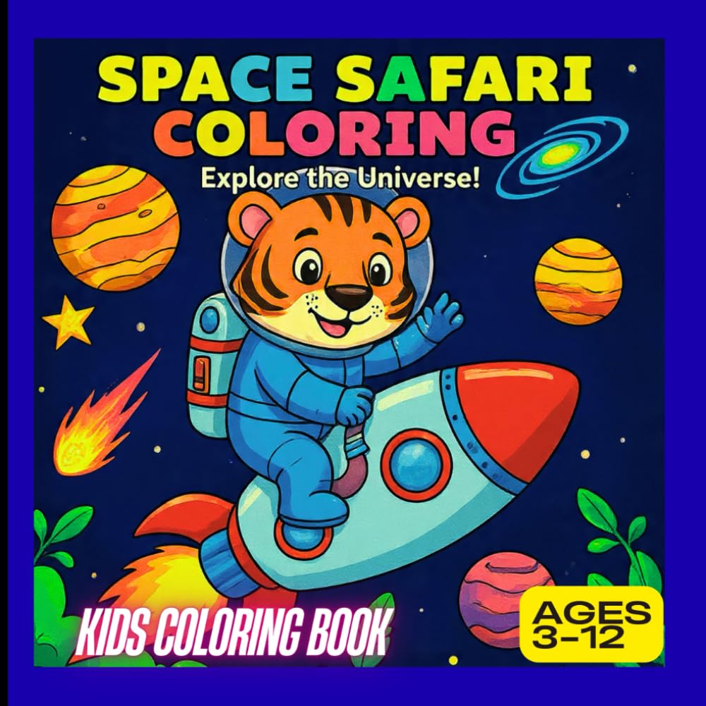 Space Safari Coloring: Explore The Universe!
