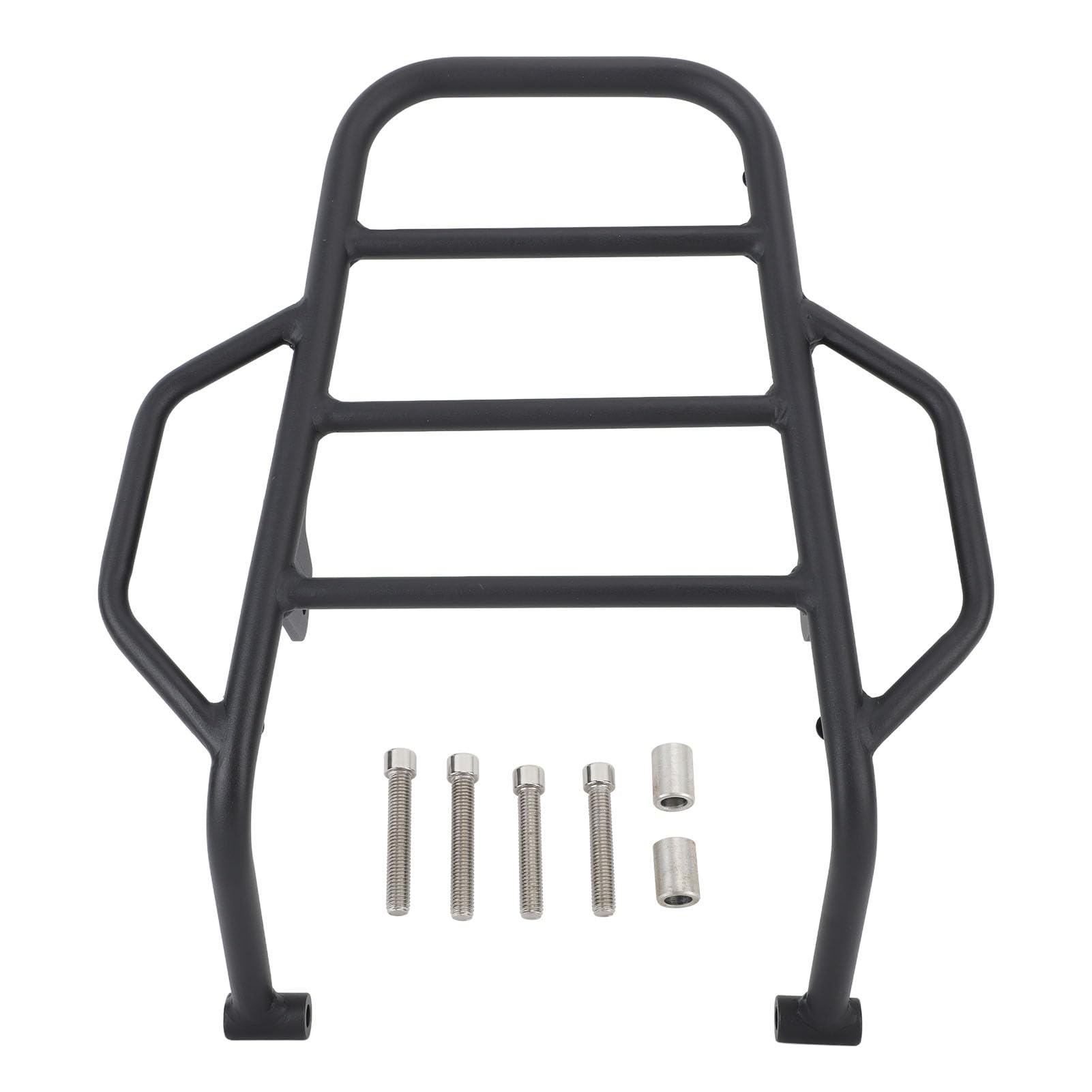 Motorcycle Luggage Rack, Bastidor de Carga de Motor de Alta Capacidad de Carga Ratrista de Carga de Bicicleta de Carga, Conjunto de Estante Trasero de Alta Resistencia