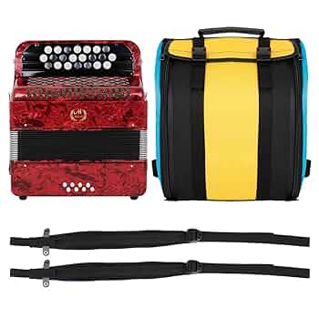 Amazon | 22キー 8 ベース キー アコーディオン ハンド ピアノ