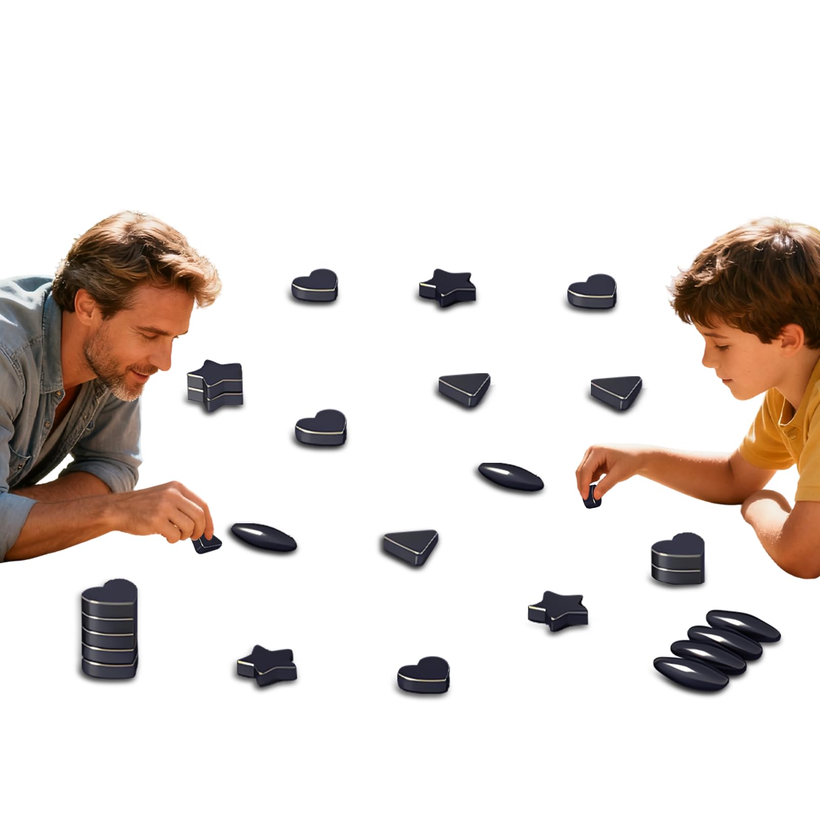 Magnetic Chess Game Portable Educational Checkers Game- Perfect Party Games and Travel for Adults and Children Family Gathering,Camping(D)