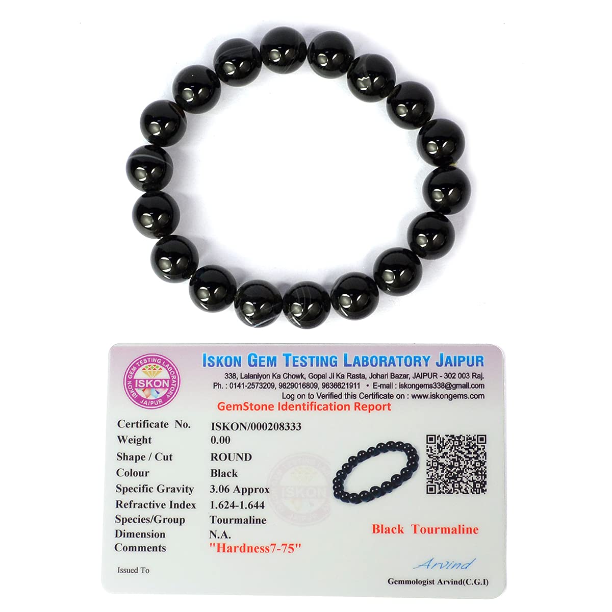Reiki Crystal Products Natural Black Tourmaline Bracelet 10 mm Beads for Reiki Healing and Crystal Healing Stones Bracelet (Color : Black) (B07GQT7MJ9) Amazon Price History, Amazon Price Tracker