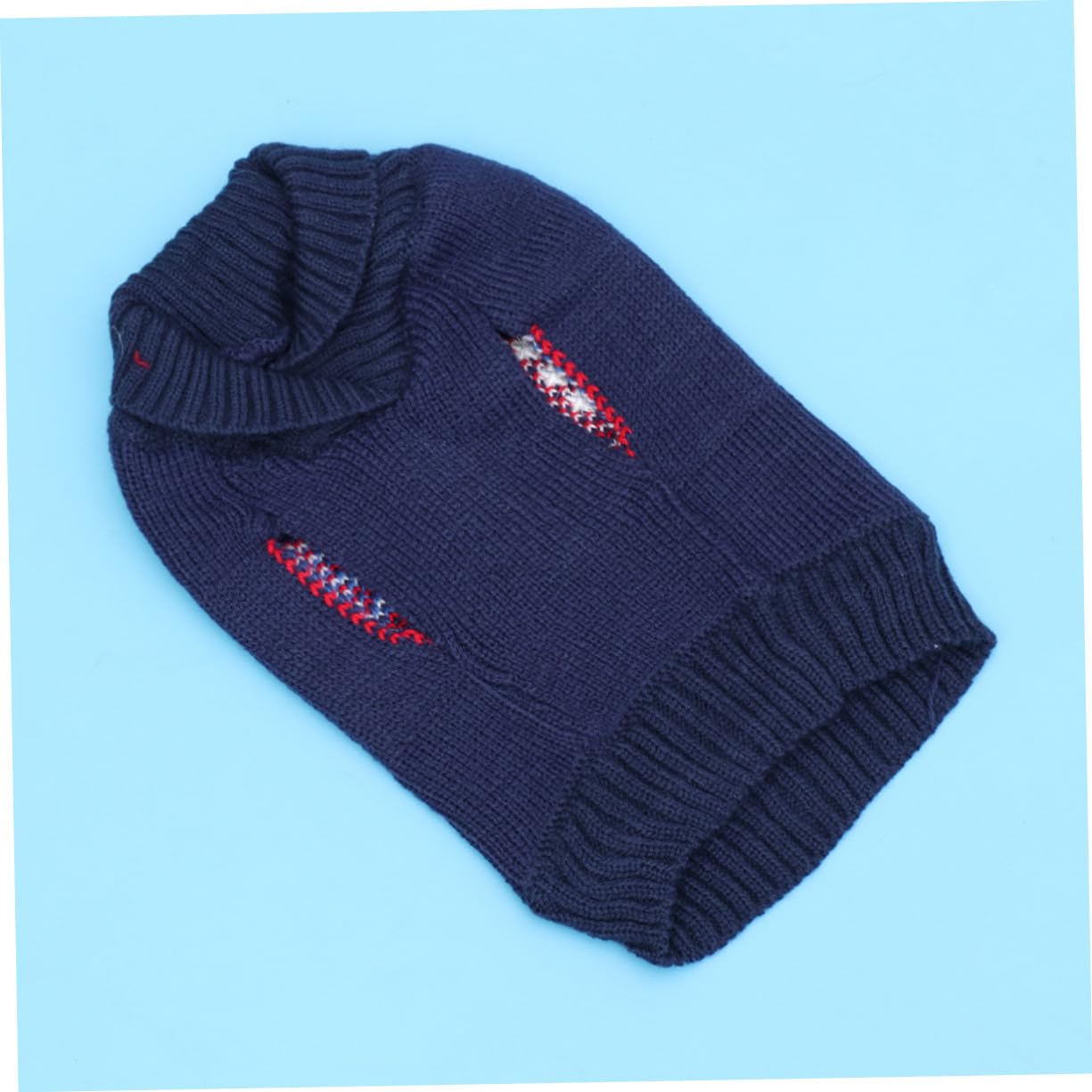 VICASKY 3 Pièces Pull pour Chien Motif Drapeau Américain Chaud et Confortable Manteau Dautomne Hiver S Vêtements pour Chiot pour Noël et Sorties Extérieur