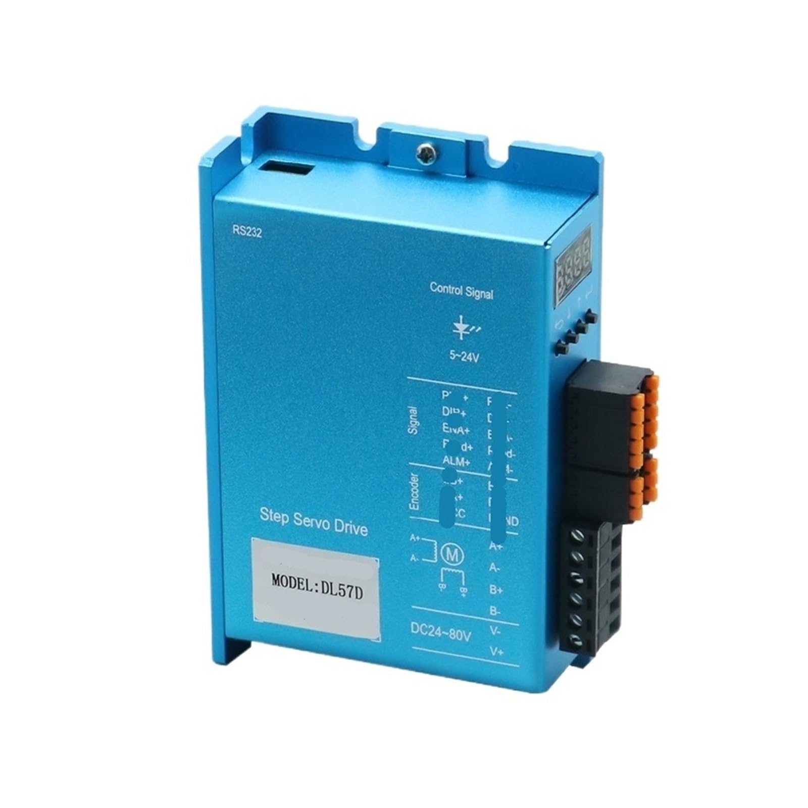 Unidad de motor paso a paso digital, codificador DL57D DC 24-80 V 1000 líneas 4A for servoaccionamiento paso a paso de circuito cerrado nema 23