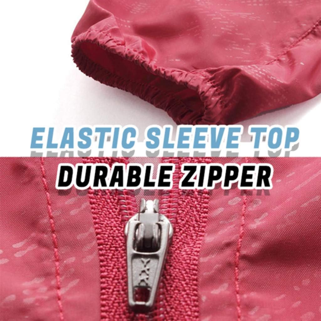 Mens Women Casual Windproof Jacket Ultra Light Rainproof Windbreaker Outdoor Coat at  Men’s Clothing store