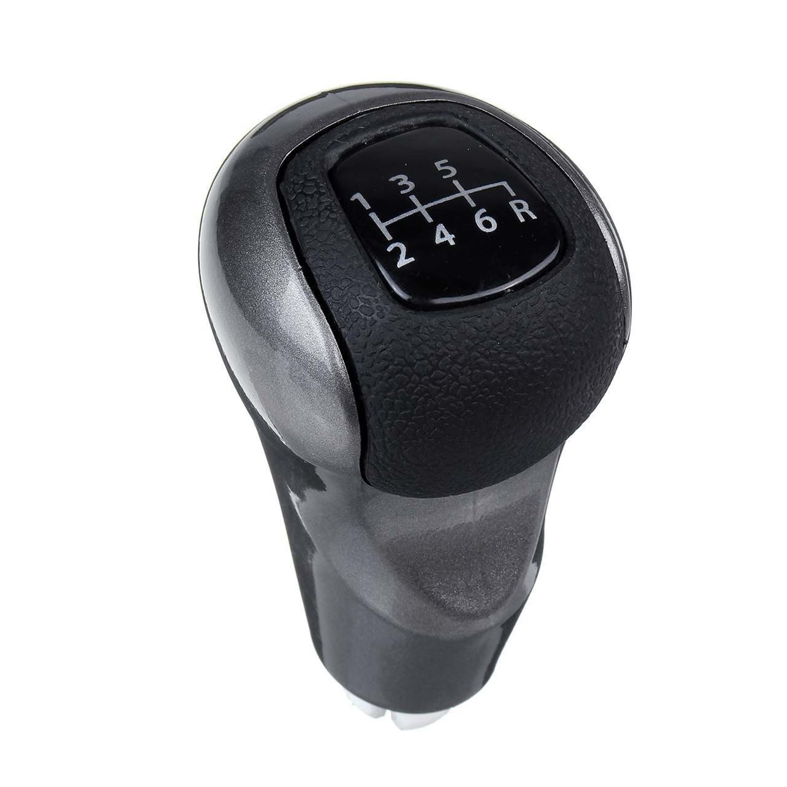UIFCOG Gear Shifter Knob for Honda for Civic DX EX LX 2006-2011 5 6 Speed Car Gear Shift Knob Head Rod Interior Decorate(Black,B)