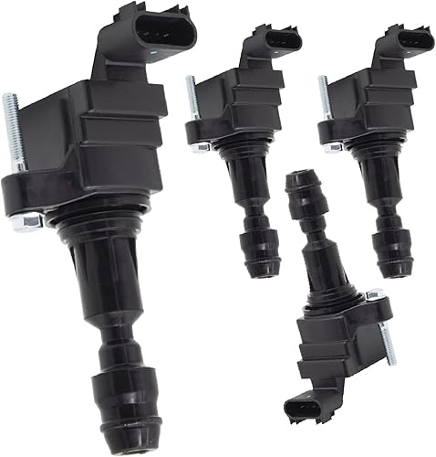 Paquete de 4 bobinas compatibles con Chevrolet HHR Cobalt Malibu Equinox Buick Regal Verano Lacrosse GMC Terrain Pontiac G5 G6 Saturn UF491 12638824