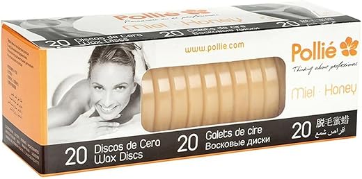 CAJA 20 DISCOS DE CERA MIEL