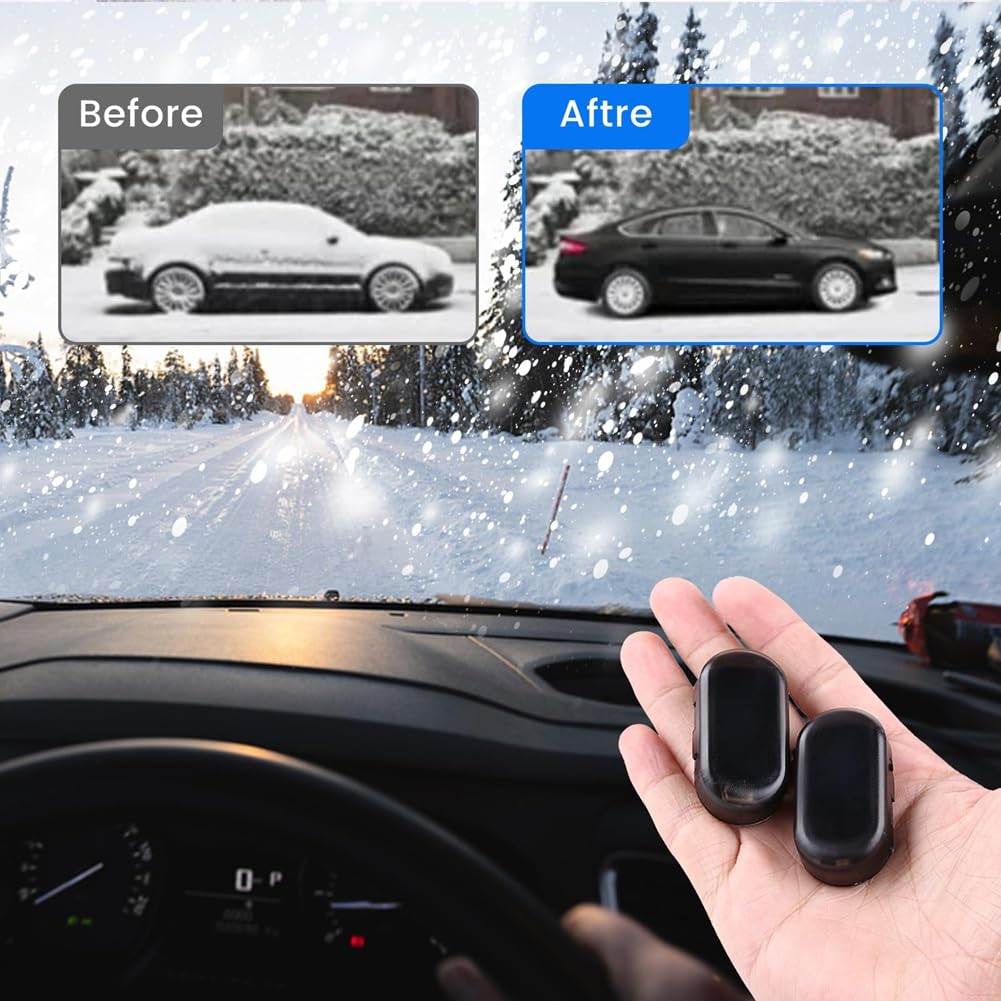 Booso Herramienta de eliminación de nieve anticongelación de interferencia molecular electromagnética, calentador de coche, herramienta de interferencia electromagnética