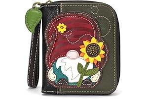 CHALA Gnome Vegan Leather Zipper Wallet