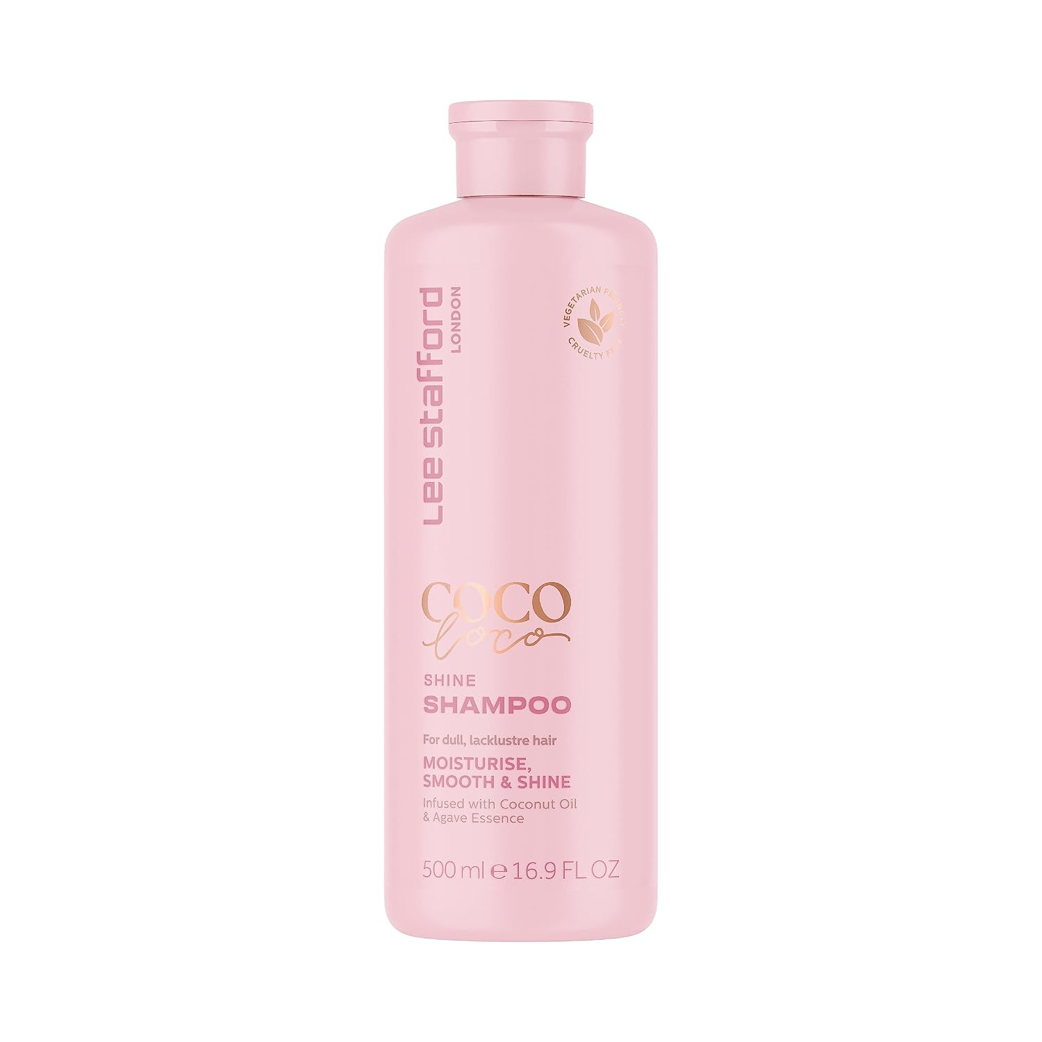 Lee Stafford Coco Loco Shine Hair Shampoo | Cleanser For Hair Shine Smooth Silky Hair | Nourishing Shampoo | Breakage Control