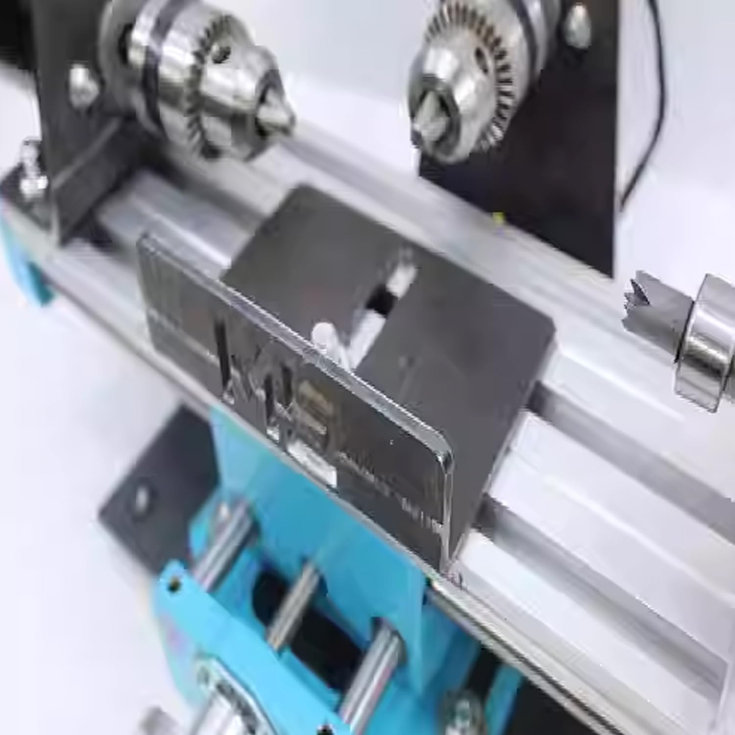 Máquina de torno de cuentas de metal, taladro de banco de cuentas de madera, 7000 rpm, 7 velocidades, doble rodamiento, para procesamiento de piezas de precisión