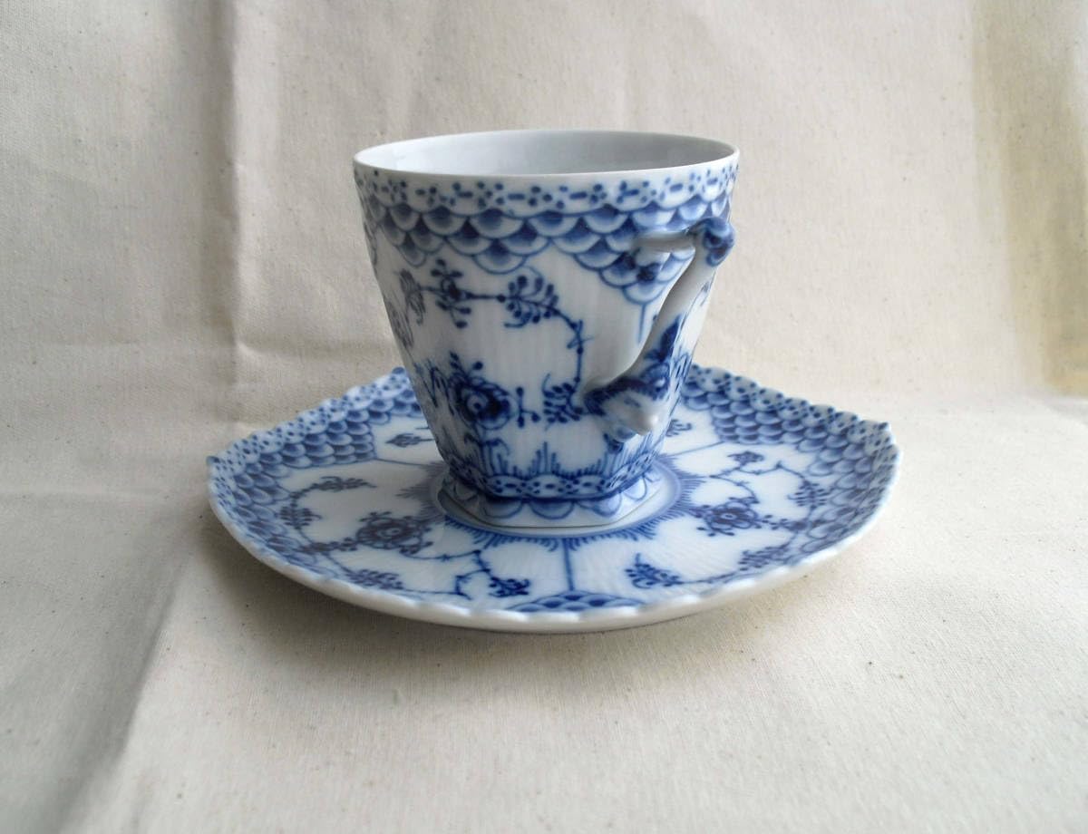 ロイヤルコペンハーゲン フルレース 顔付き コーヒーカップとソーサー 楽天市場】ロイヤルコペンハーゲンROYAL COPENHAGEN ブルー