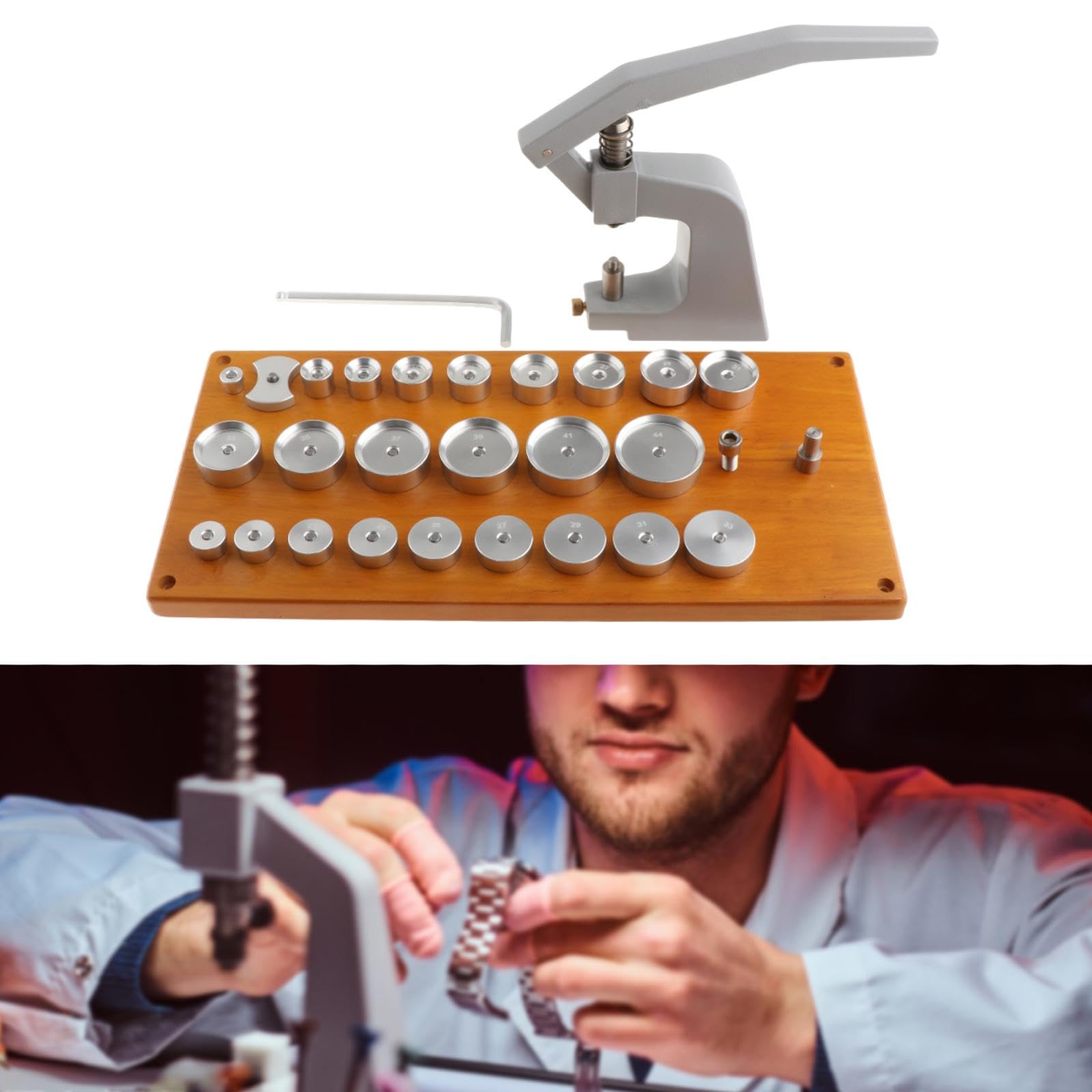 Générique Dispositif De Serrage Pro pour Boîtiers De Montres, 25 Moules