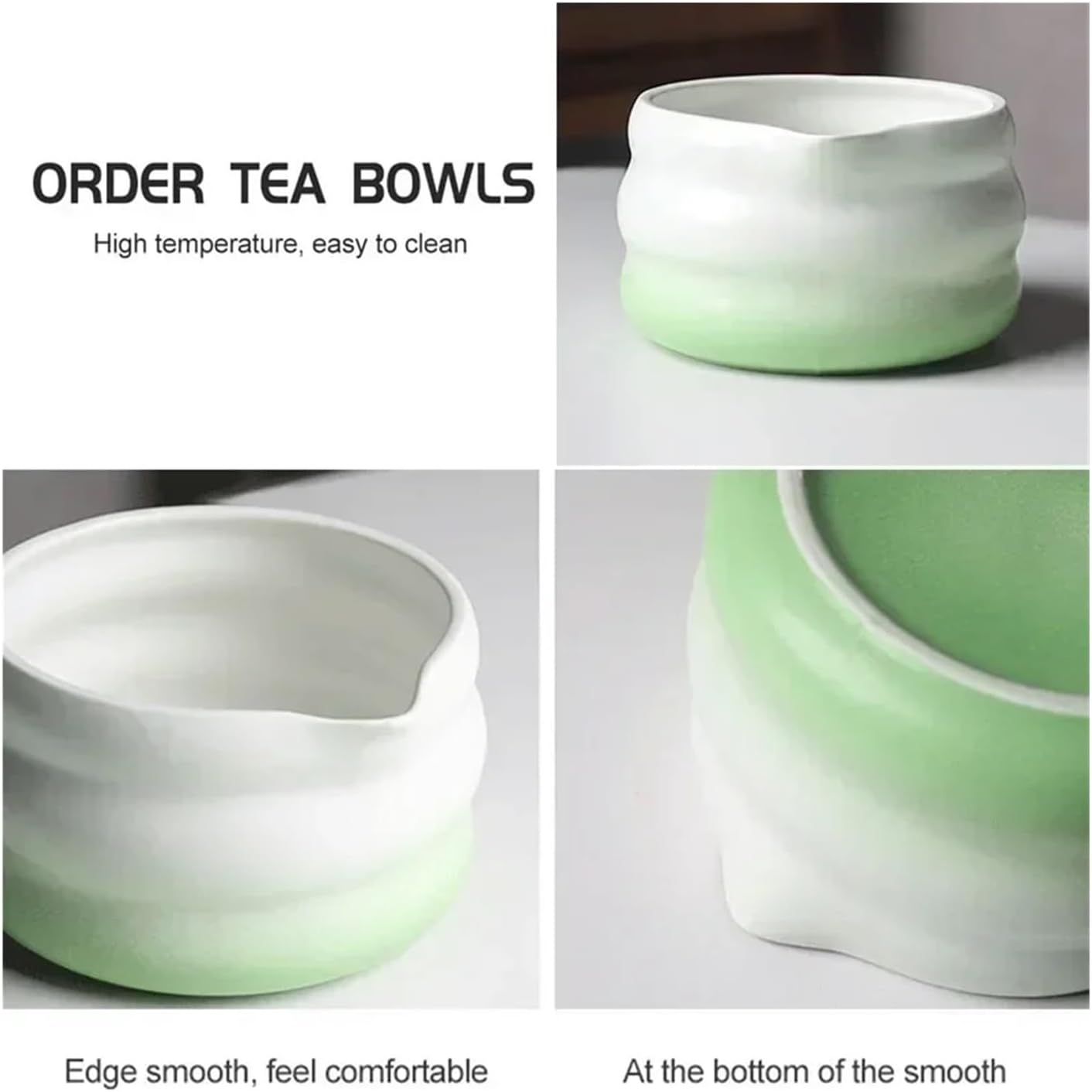 2 Piece Matcha Tea Set Traditional Bowl Pouring Spout Tea-making Tools Accessories(2PCS-Light Grey)
