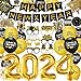New Year 2024 Decorations New Years Eve Party Supplies 2024 Happy New Year Banner New Year Party Glasses Balloons 2024 Swirl for New Years Eve Party Decorations 2024