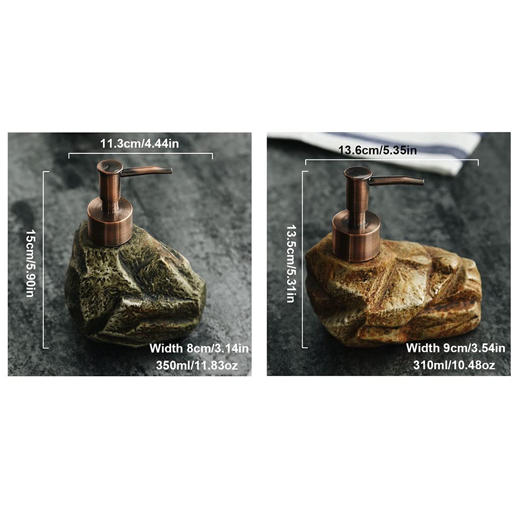 rurka do dozownika mydła, z pompką, butelka na balsam do olejków eterycznych/środka mycia twarzy, 310-350 ml/10,48-11,83 uncji, rąk stosowania blacie kuchennym(A)