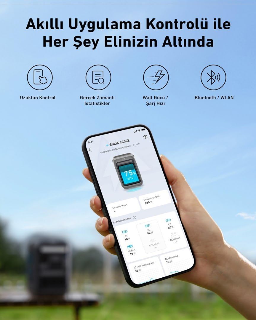 Anker SOLIX C300X Estación de energía portátil 288Wh | 600 W