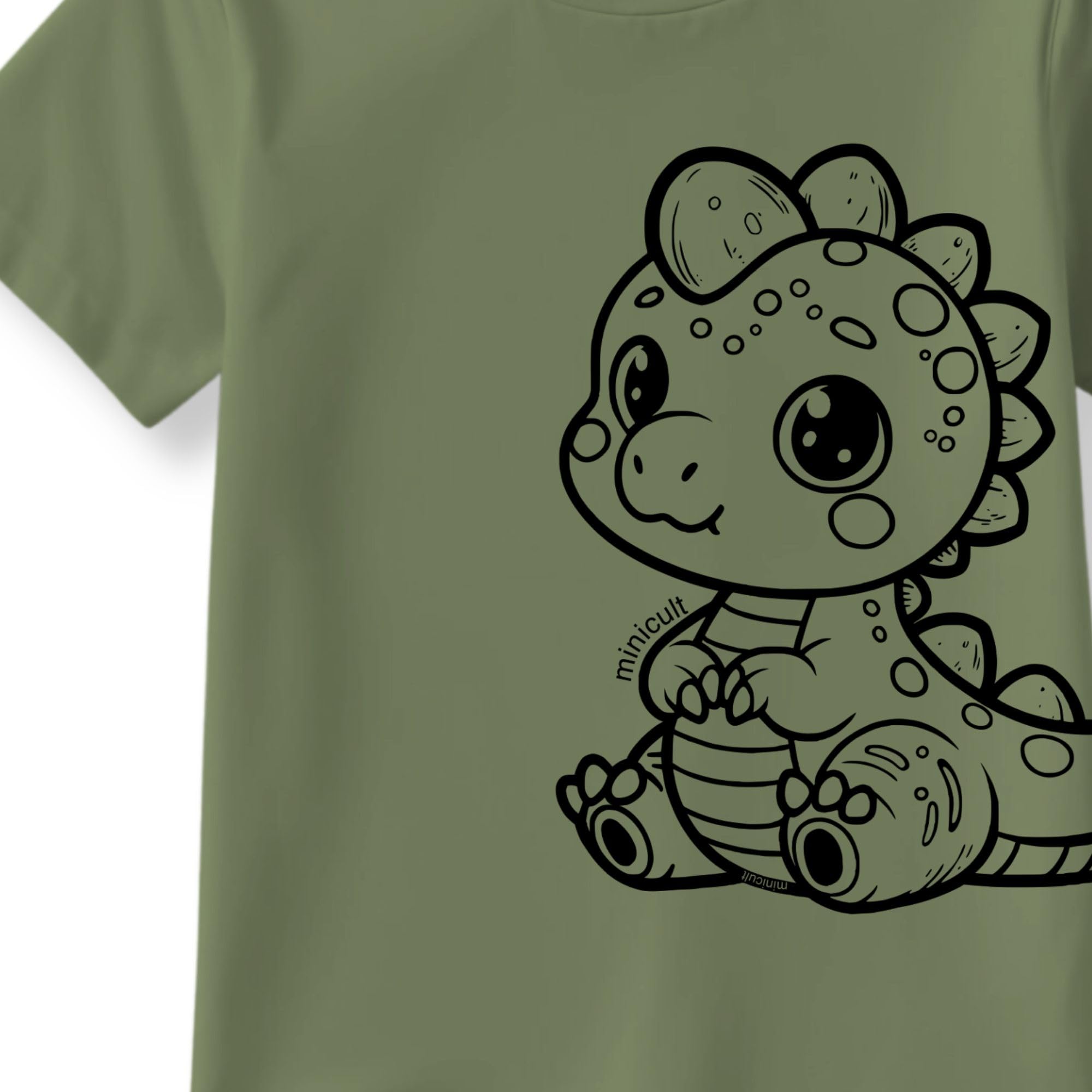 minicult Matching CottonTshirt and Shorts coords with cute animal Prints(Dino Combo 2)(Pack of 2)(2-3 Years) - Image 9 thumbnail