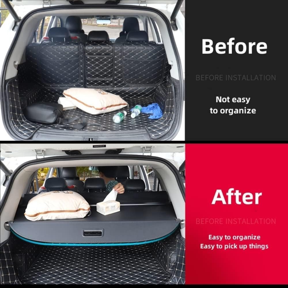 Cache-Bagages Rétractable pour CHR 2016-2019, Coffre Pare-Soleil Imperméable - Installation sans Perçage